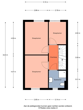 Floorplan - Oostmaat 3, 3751 AB Bunschoten-Spakenburg